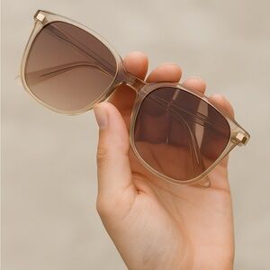Toms Brown and Tan Sunglasses